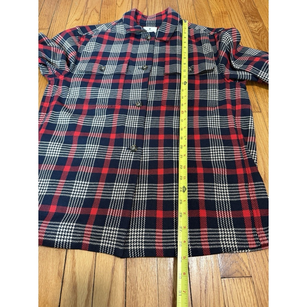 Tuckernuck Platt Ranch Shirt Jacket Shacket in Red Plaid Size Small - Picture 9 of 9